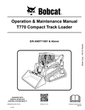 BOBCAT T770 COMPACT TRACK LOADER OPERATION AND MAINTENANCE MANUAL 6990264 PDF