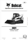 BOBCAT T770 COMPACT TRACK LOADER OPERATION AND MAINTENANCE MANUAL 7277316 PDF