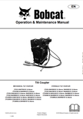 BOBCAT TC01, TC01WLH, TC03, TC03, TC03WLH, TC03WLH, TC08WLH, TC03, TC03, TC03WLH, TC03WLH, TC08WLH TILT COUPLER OPERATION AND MAINTENANCE MANUAL 7332567 PDF