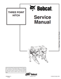 BOBCAT THREE-POINT HITCH SERVICE MANUAL 6900905 PDF