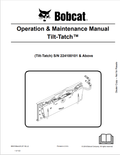 BOBCAT TILT-TATCH OPERATION AND MAINTENANCE MANUAL 6903158 PDF
