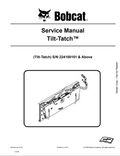 BOBCAT TILT TATCH SERVICE MANUAL 6904266 PDF