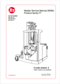 BT FORKLIFT BT FRT 2000SE, BT FR 2.0, BT FR 2.0 N, BT FR 2.7 SERVICE MANUAL PDF