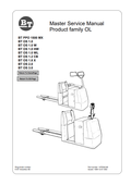 BT FORKLIFT BT PPO 1500 MX, BT OS 1.0, BT OS 1.0 W, BT OS 1.0 HW, BT OS 1.0 WL, BT OS 1.2 CB,BT OS 1.8 X, BT OS 2.0, BT OS 3.0 SERVICE MANUAL PDF