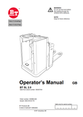 BT FORKLIFT BT SL 2.0 OPERATOR MANUAL PDF