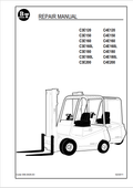 BT FORKLIFT C3E120, C3E150, C3E160, C3E160L, C3E180, C3E180L, C3E200, C4E120, C4E150, C4E160, C4E160L, C4E180, C4E180L, C4E200 REPAIR MANUAL 