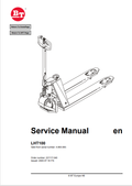 BT FORKLIFT LHT100 SERVICE MANUAL PDF