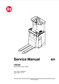 BT FORKLIFT LRE200 SERVICE MANUAL PDF