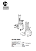 BT FORKLIFT LST 1350, 12, LSV 1250, 12 QUALITY PARTS MANUAL PDF