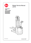 BT FORKLIFT LW7A BT PPH 1600MX SERVICE MANUAL PDF