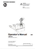 BT FORKLIFT LWE130 OPERATOR MANUAL PDF