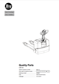 BT FORKLIFT LWE130 QUALITY PARTS MANUAL PDF