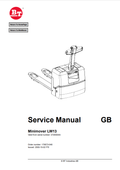 BT FORKLIFT MINIOVER LW13 SERVICE MANUAL PDF