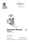 BT FORKLIFT OSE120CB OPERATOR MANUAL PDF
