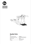 BT FORKLIFT P20 QUALITY PARTS MANUAL PDF