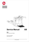 BT FORKLIFT P20 SERVICE MANUAL PDF