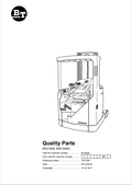 BT FORKLIFT RRE160M, RRE160MC QUALITY PARTS MANUAL PDF