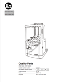 BT FORKLIFT RRE160M, RRE160MC QUALITY PARTS MANUAL PDF