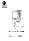 BT FORKLIFT RR B1, B2, B3, E1, E2, E3, (C), 14, DC QUALITY PARTS MANUAL PDF