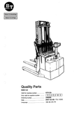 BT FORKLIFT RWE120 QUALITY PARTS MANUAL PDF