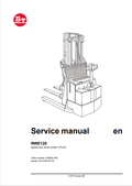 BT FORKLIFT RWE120 SERVICE MANUAL PDF
