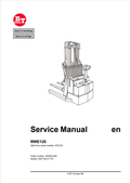 BT FORKLIFT RWE120 SERVICE MANUAL PDF