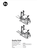 BT FORKLIFT SPE120XR, SPE120XRD QUALITY PARTS MANUAL PDF