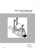 BT FORKLIFT SPE120XR, SPE120XRD REPAIR MANUAL PDF