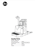 BT FORKLIFT SPE160L CANADA POST QUALITY PARTS MANUAL PDF