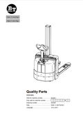 BT FORKLIFT SWE080L QUALITY PARTS MANUAL PDF