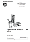 BT FORKLIFT SWE120L OPERATOR MANUAL PDF