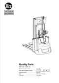 BT FORKLIFT SWE120L, SWE140L QUALITY PARTS MANUAL PDF