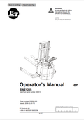 BT FORKLIFT SWE120S OPERATOR MANUAL PDF