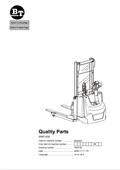 BT FORKLIFT SWE120S QUALITY PARTS MANUAL PDF