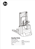 BT FORKLIFT SWE120, SWE140 QUALITY PARTS MANUAL PDF
