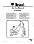 Bobcat 607, 709, 709FDS, 725S, 730S, 811, 835S Backhoe Service Manual PDF