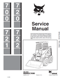 Bobcat 700, 720, 721, 722 Service Manual PDF