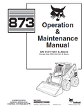 Bobcat 873 Loader Operation and Maintenance Manual PDF
