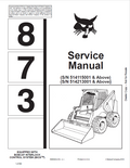 Bobcat 873 Service Manual PDF