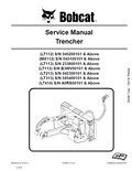 Bobcat LT112, MX112, LT113, LT113, LT213, LT313, LT414 Trencher Service Manual PDF