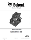 Bobcat PCF34, PCF64 Plate Compactor Service Manual PDF