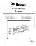 Bobcat Trencher Service Manual PDF