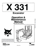 Bobcat X331 Operation and Maintenance Manual PDF