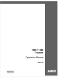 Case 1566, 1568 Tractor Operator Manual 1084211R1 PDF