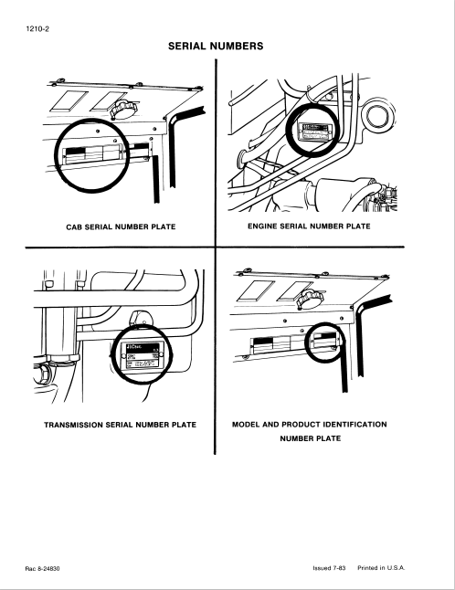 Case 2094, 2294 AND 3294 Tractor Service Repair Manual 8-24901 PDF
