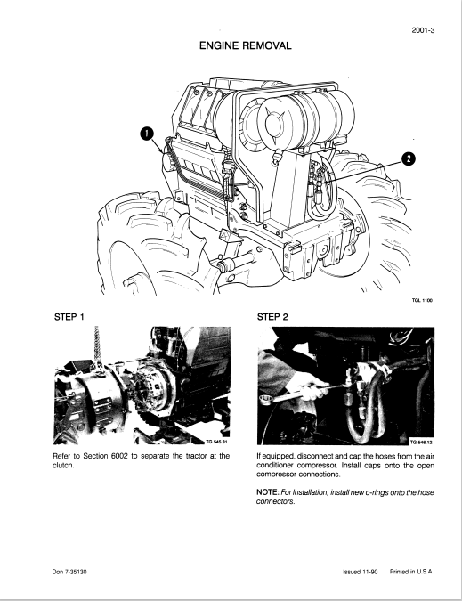 Case 2120, 2130, 2140, 2150 Tractor Service Repair Manual 7-35081 