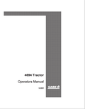 Case 4894 Tractor Operator Manual 9-9861 PDF