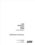 Case 580N, 580SN WT, 580SN, 590SN Loader Backhoe Operator Manual 84482502 PDF