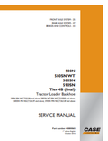 Case 580N, 580SN WT, 580SN, 590SN Tier 4B Tractor Loader Backhoe Service Manual 48080065 PDF