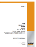 Case 580N, 580SN WT, 580SN, 590SN Tier B Tractor Loader Backhoe Service Manual 48080063 PDF